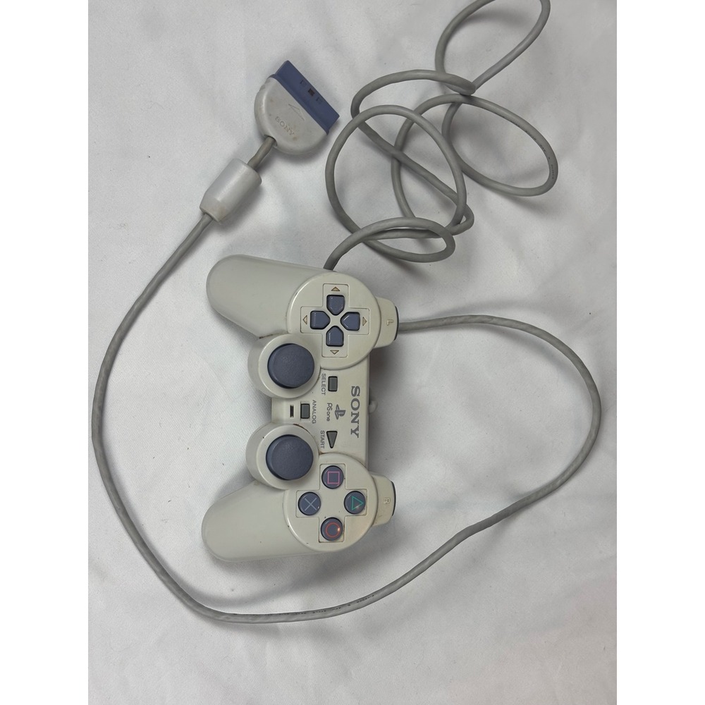 Sony PS One DualShock Analog Controller Gray SCPH-110 PlayStation Wired